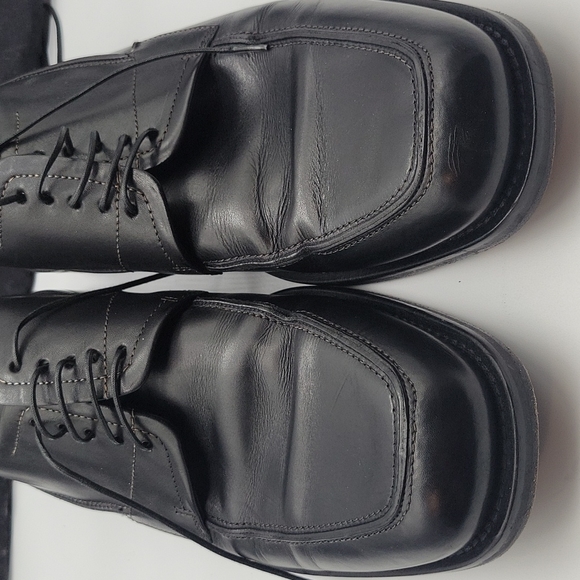 Hugo Boss size 8.5 black men's dress shoe - Picture 7 of 11
